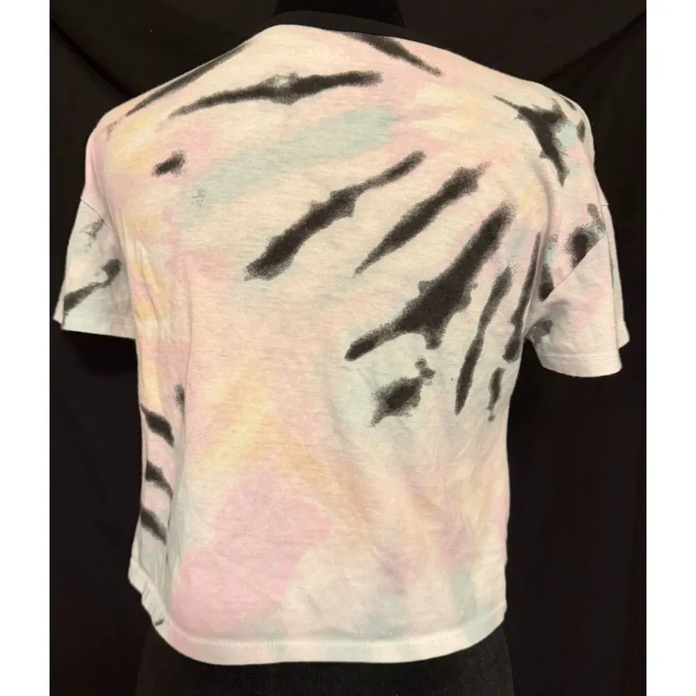 #153 - Justice “Love Together” Tie-Dye Tee Girls Small